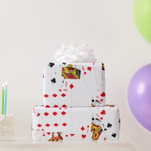 Playing Cards Collection Wrapping Paper