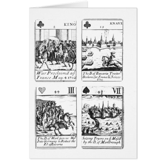 Playing cards commemorating (Front)