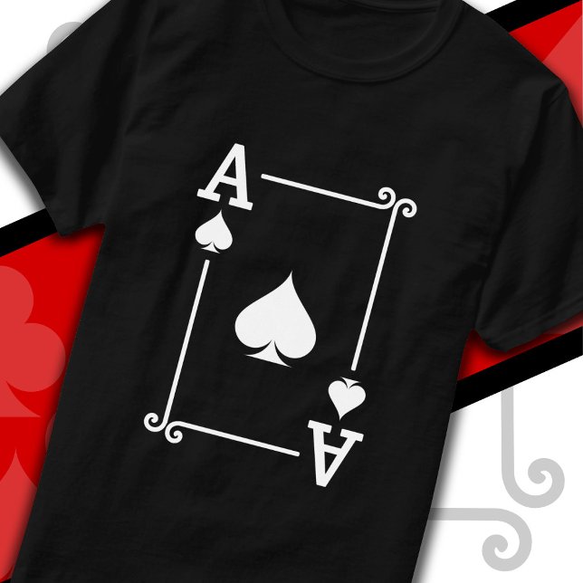 Playing Cards Costume Ace Spades Card Ace Card T-Shirt (Creator Uploaded)