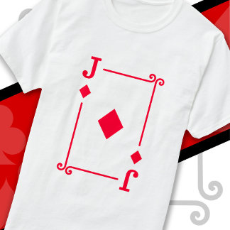 Playing Cards Costume Jack Diamonds Card Jack Card T-Shirt