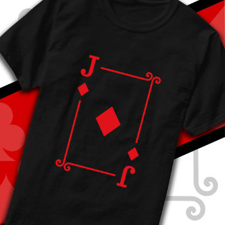 Playing Cards Costume Jack Diamonds Card Jack Card T-Shirt