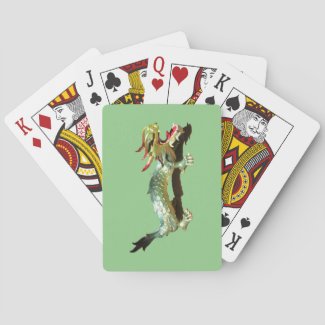 Playing Cards - Dragon on Green