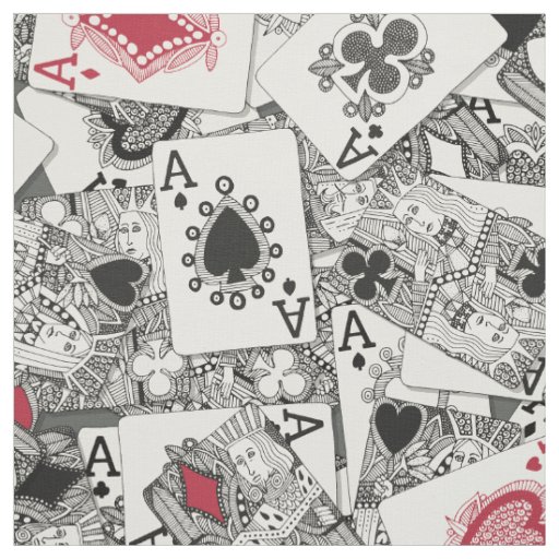 playing cards fabric