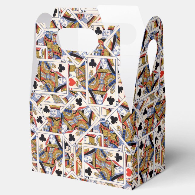 Playing cards Favor Box (Opened)