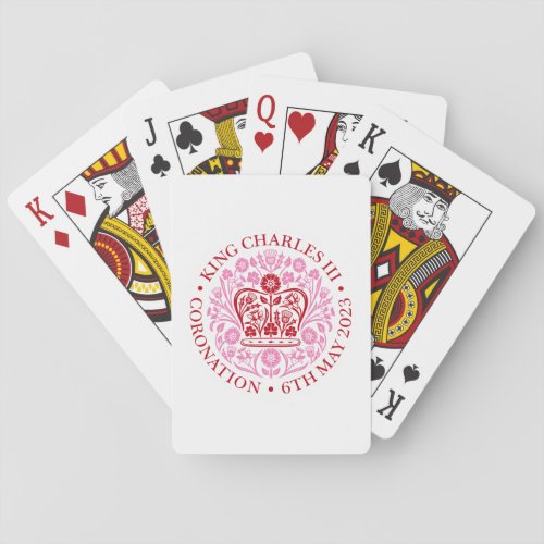 Playing Cards for 2023 Coronation _ Red 