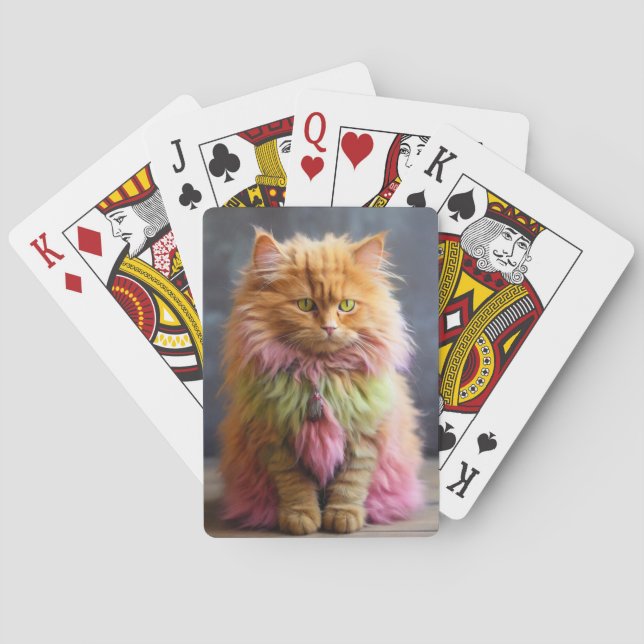Playing Cards for Cat lover (Back)