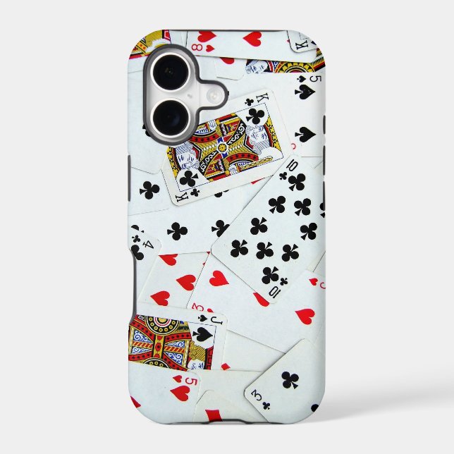 Playing Cards Games Iphone Case (Back)