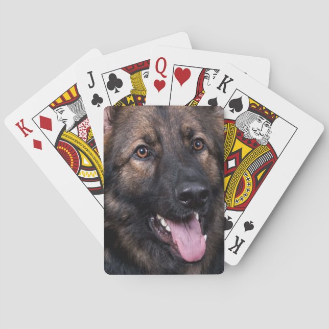 Playing cards German Shepherd Dog Alsatian (Back)
