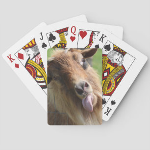 Playing Cards "Goat Face" Themed
