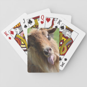 Playing Cards  "Goat Face" Themed