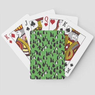 Playing Cards- Green Penguins! Poker Cards