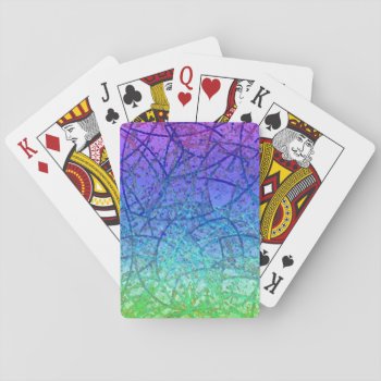 Playing Cards Grunge Art Abstract by Medusa81 at Zazzle