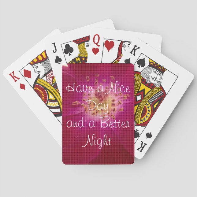 Playing Cards Hakuna Matata Nice Day cute gift (Back)