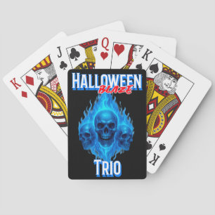 Playing cards - Halloween Blaze Trio