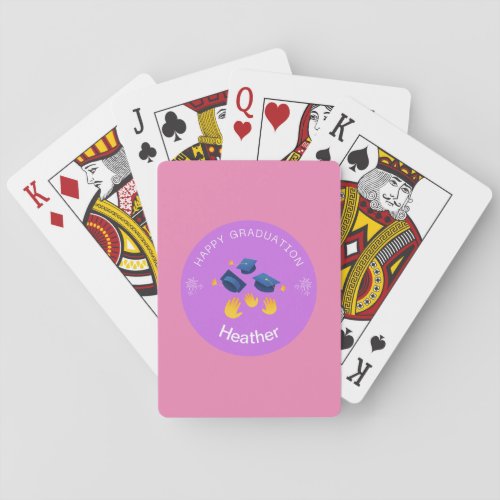 Playing Cards _ Happy Graduation  _ Add name
