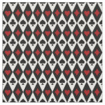 Playing Cards Harlequin Fabric