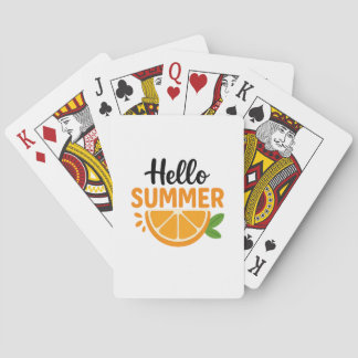 Playing cards, Hello Summer Poker Cards