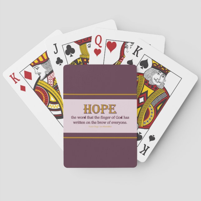 Playing Cards: Hope Poker Cards (Back)