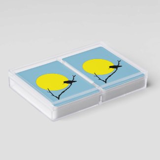 Playing Cards - Hummingbird on Branch