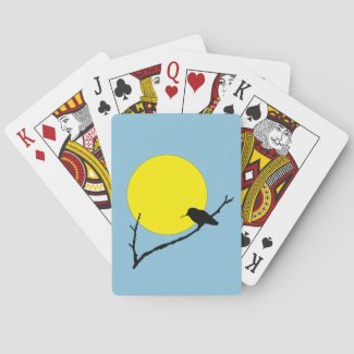 Playing Cards - Hummingbird on Branch