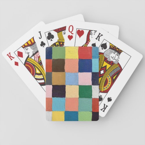 Playing Cards in Funky Squares