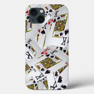 Playing Cards Kings Layered, iPhone 13 Case