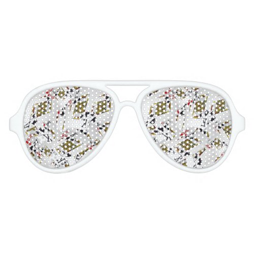 Playing Cards Kings Layered Party Sunglasses