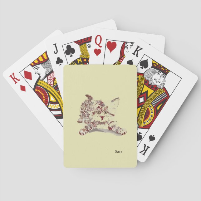 Playing Cards : Kitty Cat (Back)