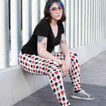 Playing Cards Leggings<br><div class="desc">Play poker, play casino, and repeat your favorite pattern on these stylish women's leggings.</div>