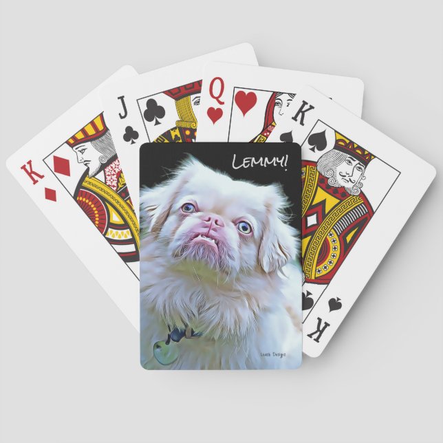 Playing Cards- Lemmy the Pekingese! Poker Cards (Back)