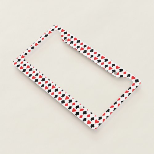 Playing Cards License Plate Frame