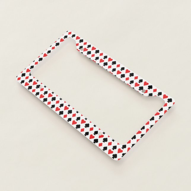 Playing Cards License Plate Frame (3/4)