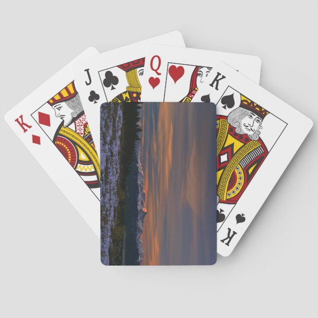 Playing Cards: Mt Elbert Sunrise Poker Cards (Back)