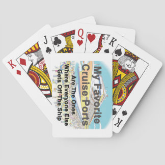 PLAYING CARDS - My Favorite Cruise Ports