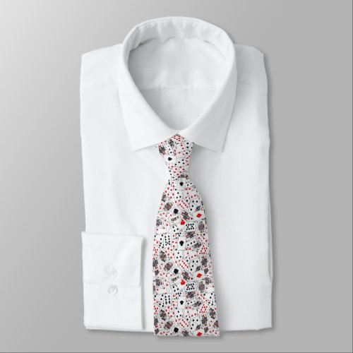 Playing Cards Neck Tie