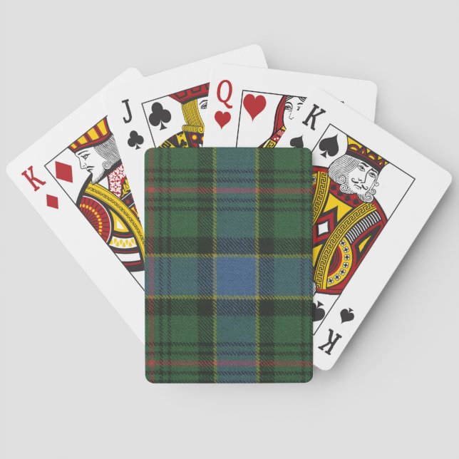 Playing Cards Ogilvie Hunting Ancient Tartan (Back)