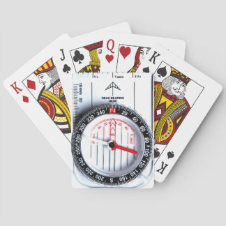 Playing cards - Orienteering compass