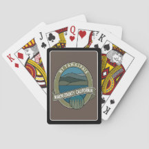 Playing Cards Oval Mt Tamalpais Marin California