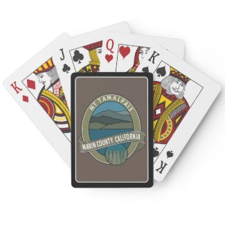 Playing Cards Oval Mt Tamalpais Marin California