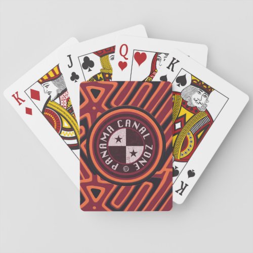 Playing Cards Panama Canal Zone Mola Playing Cards