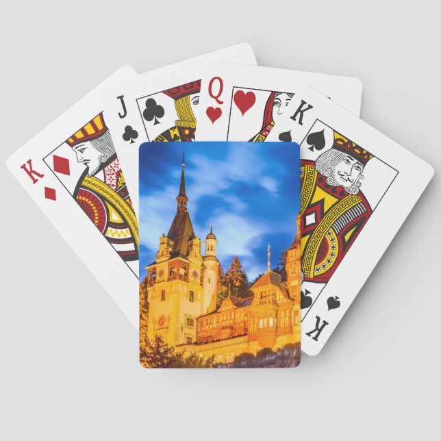 Playing Cards Peles castle Sinaia (Back)