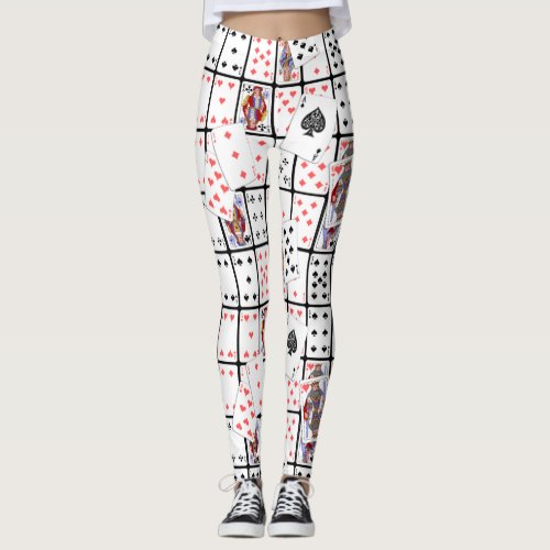 Playing Cards Poker Euchre Leggings