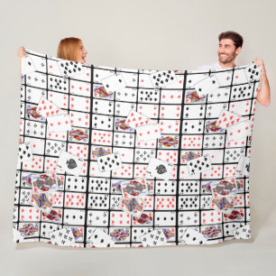 Playing Cards Poker Euchre Throw Blanket
