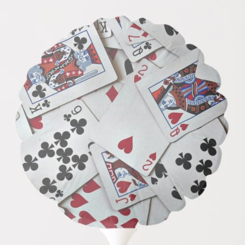 Playing Cards Poker Games Queen King Balloon