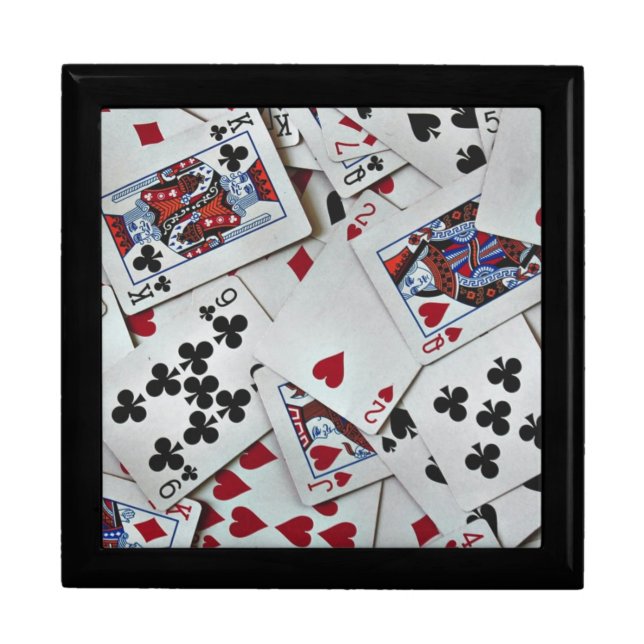 Playing Cards Poker Games Queen King Gift Box (Front)