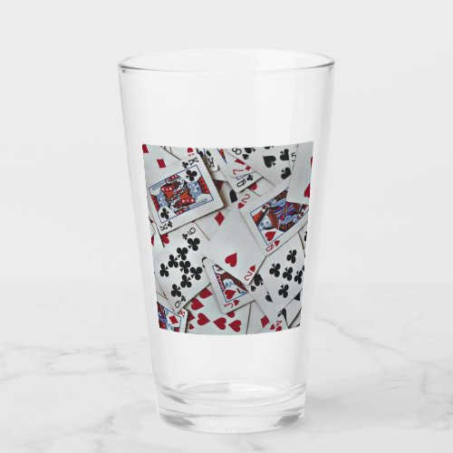 Playing Cards Poker Games Queen King Glass