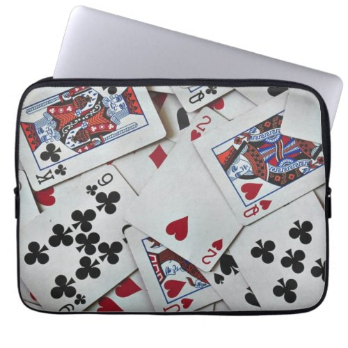 Playing Cards Poker Games Queen King Laptop Sleeve