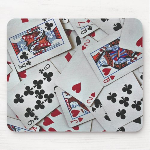 Playing Cards Poker Games Queen King Mouse Pad