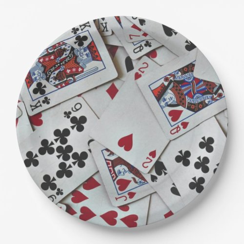 Playing Cards Poker Games Queen King Paper Plates