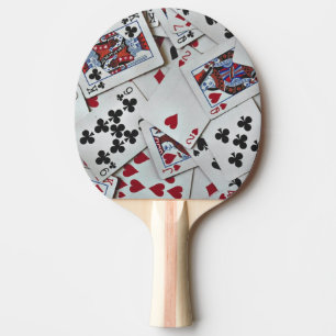 Playing Cards Poker Games Queen King Ping Pong Paddle